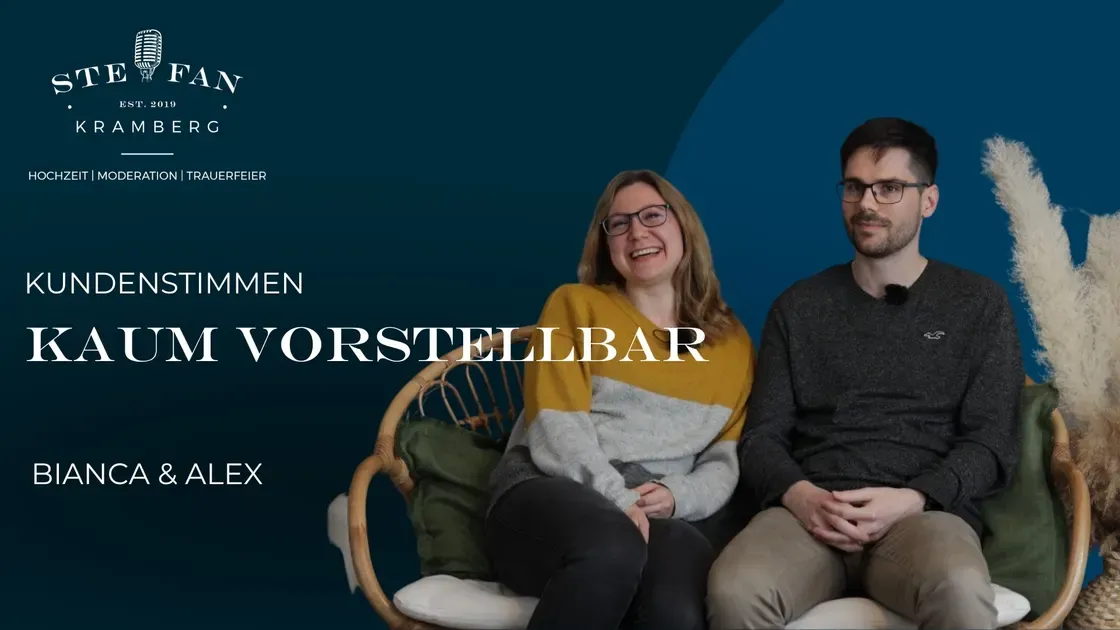 Video-Testimonial Bianca & Alex – Freie Trauung · Rheinfelden Schloss Beuggen · 2021