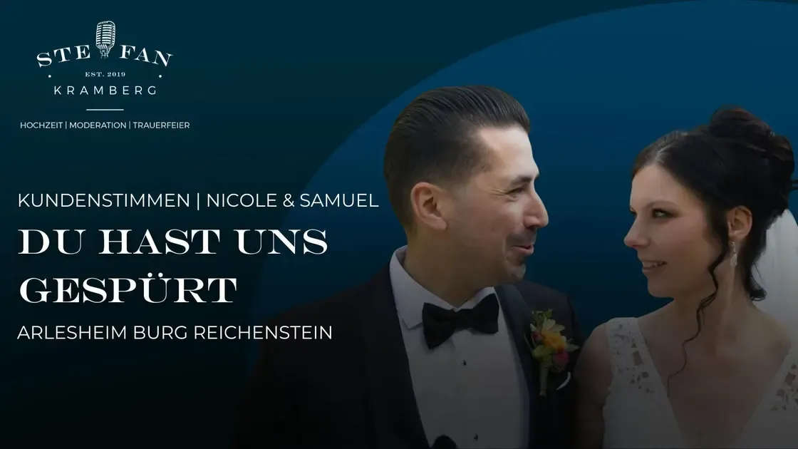 Video-Testimonial Nicole & Samuel – Freie Trauung · Arlesheim Burg Reichenstein · 2025